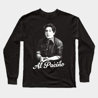 al pacino Half Tone Style Long Sleeve T-Shirt